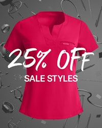 pink scrub top with 25% off sale styles copy