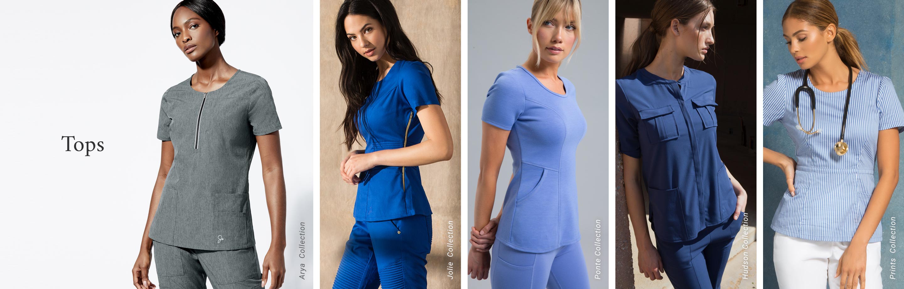 Women's Scrub Tops Medical Scrubs by Jaanuu