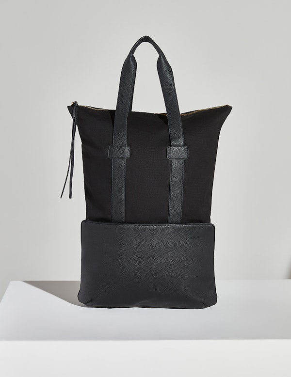 Tote Backpack in Black - Accessories by Jaanuu