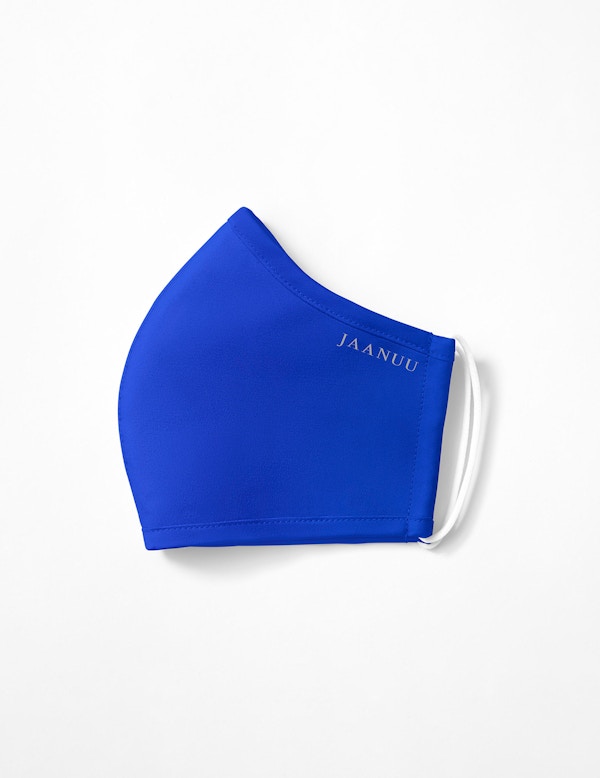 Reusable Royal Blue Antimicrobial Finished Adult Face Mask [Pack of 5