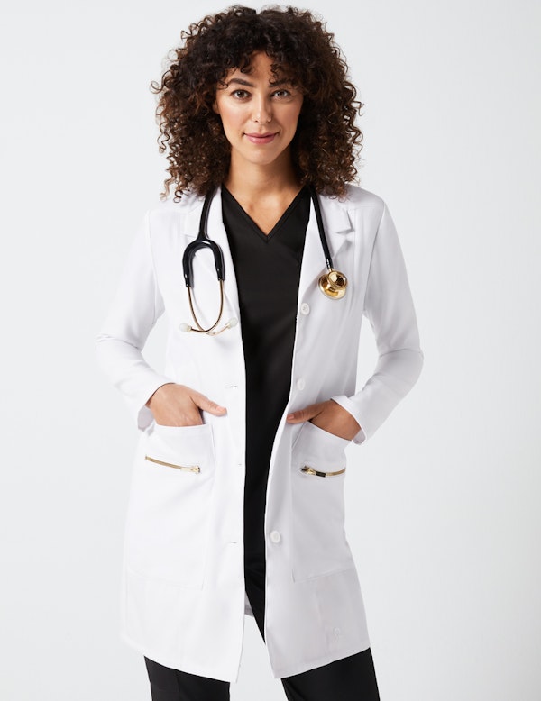 Signature Lab Coat in White Lab Coats by Jaanuu