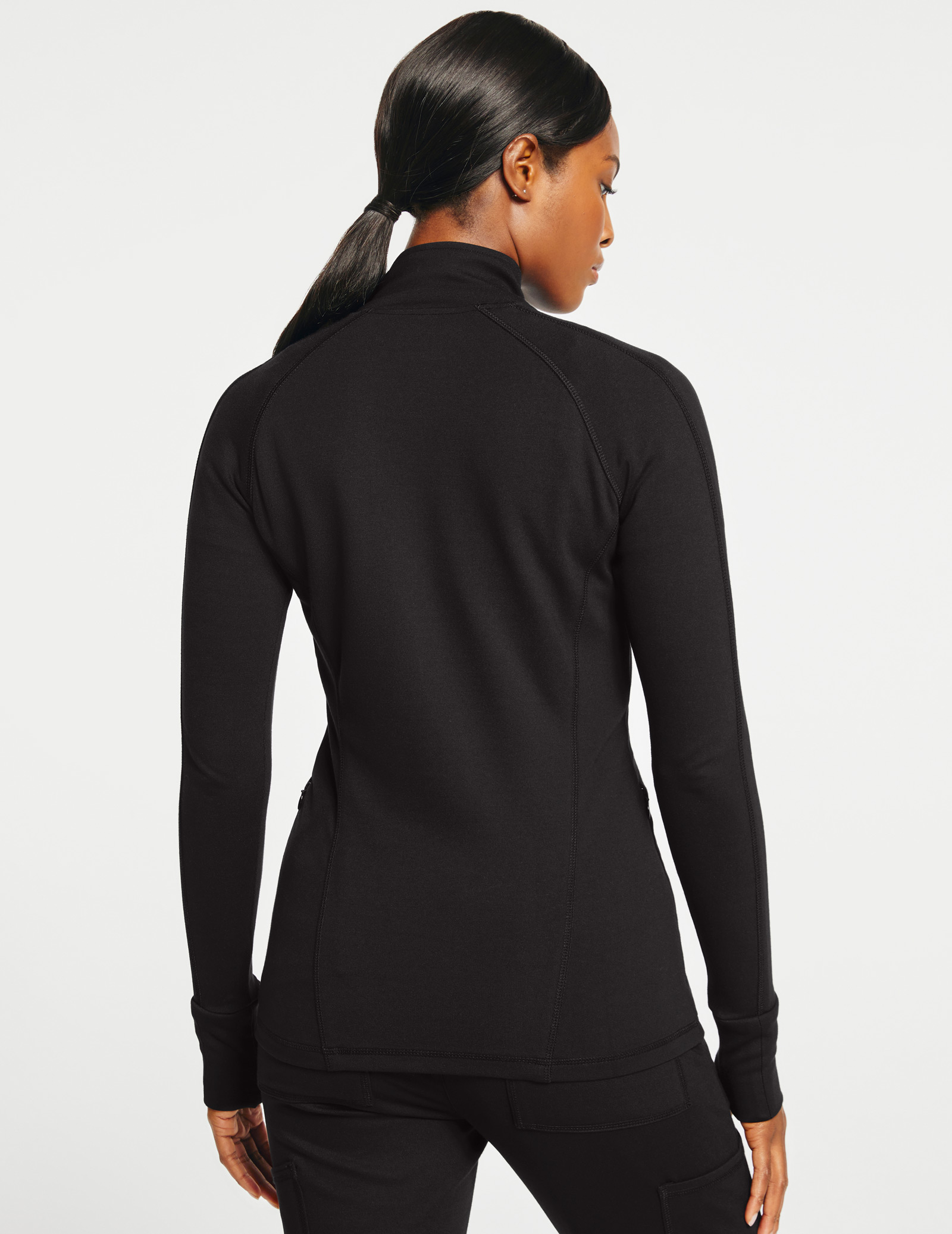 black athletic jacket
