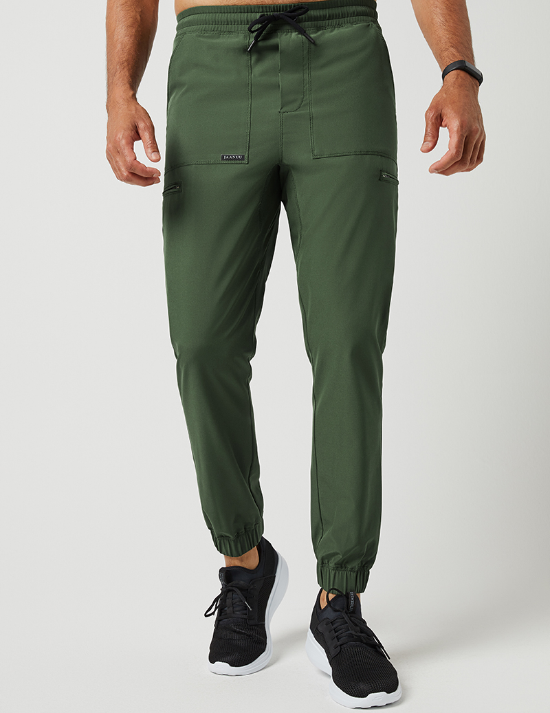 army green jogger pants