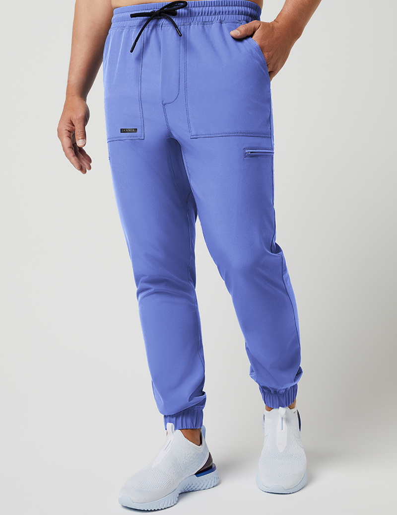 mens blue jogger pants