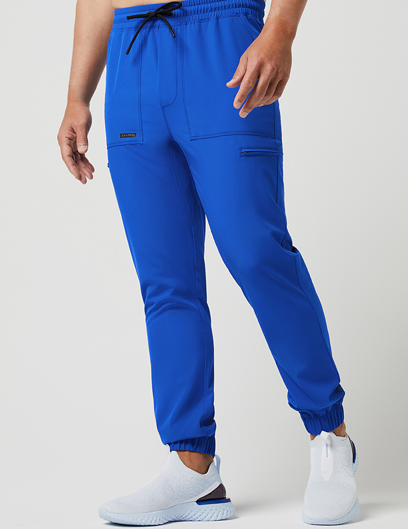 blue joggers