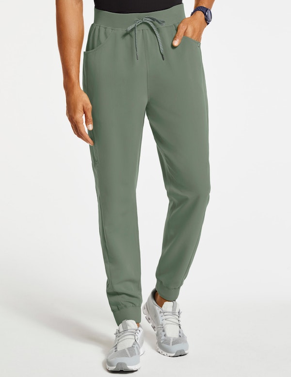 joggers olive green