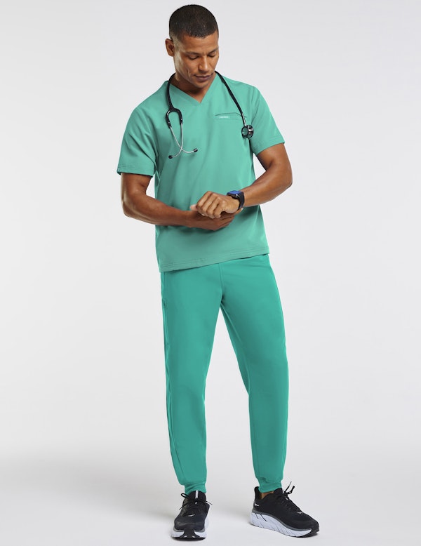 Men's Surgical Green Medical Scrubs | Jaanuu