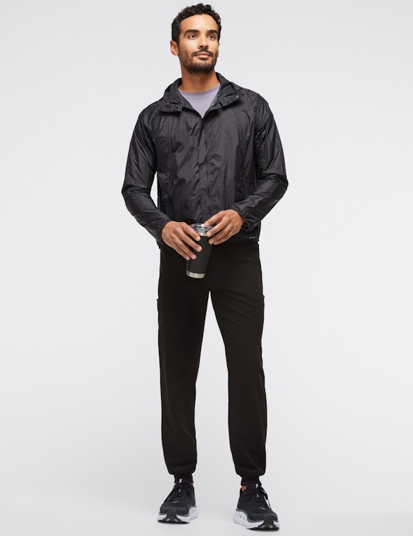 Men's Black MeshPocket Jogger Scrub Pants Jaanuu