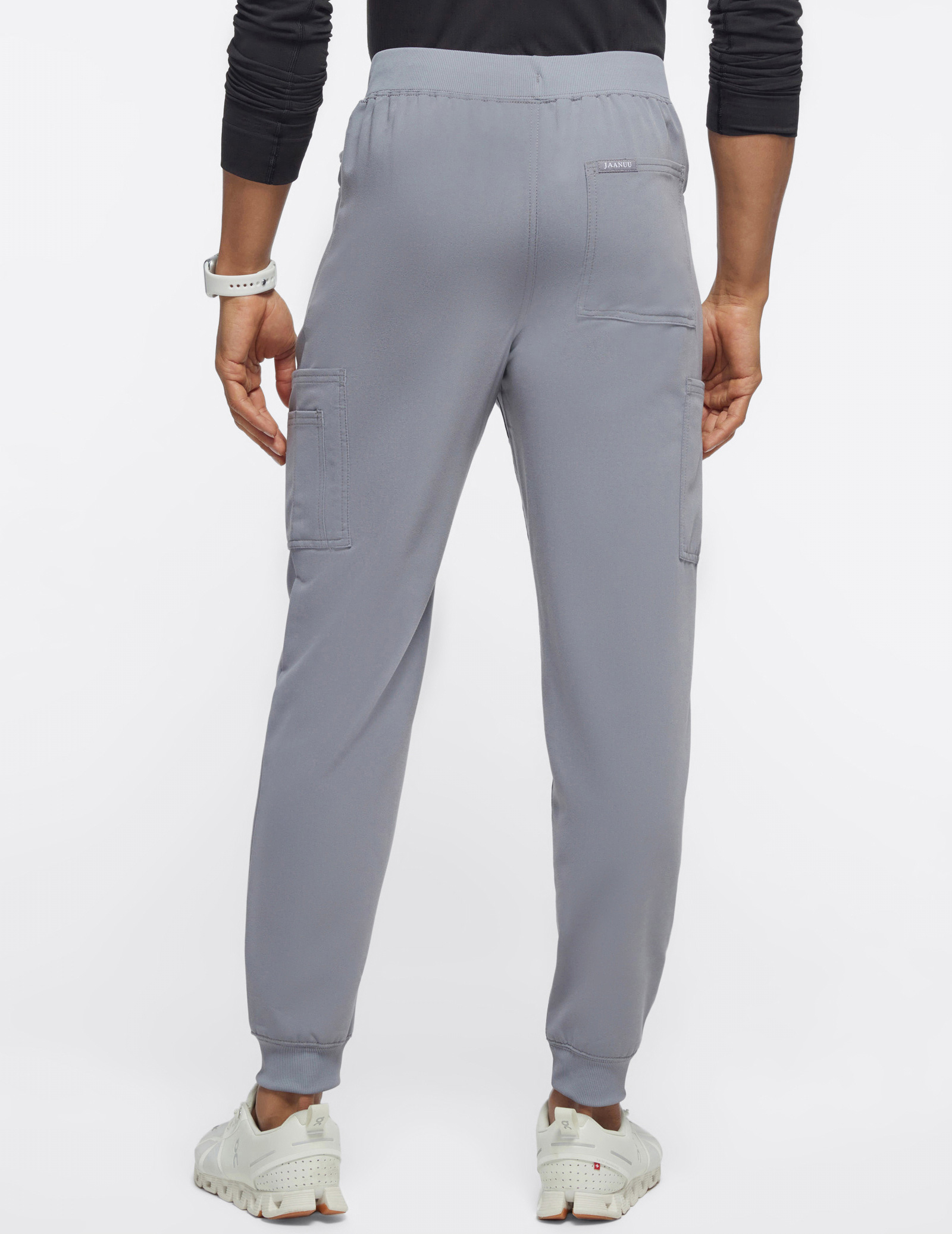 Mesh-Pocket Jogger Scrub Pants | Jaanuu