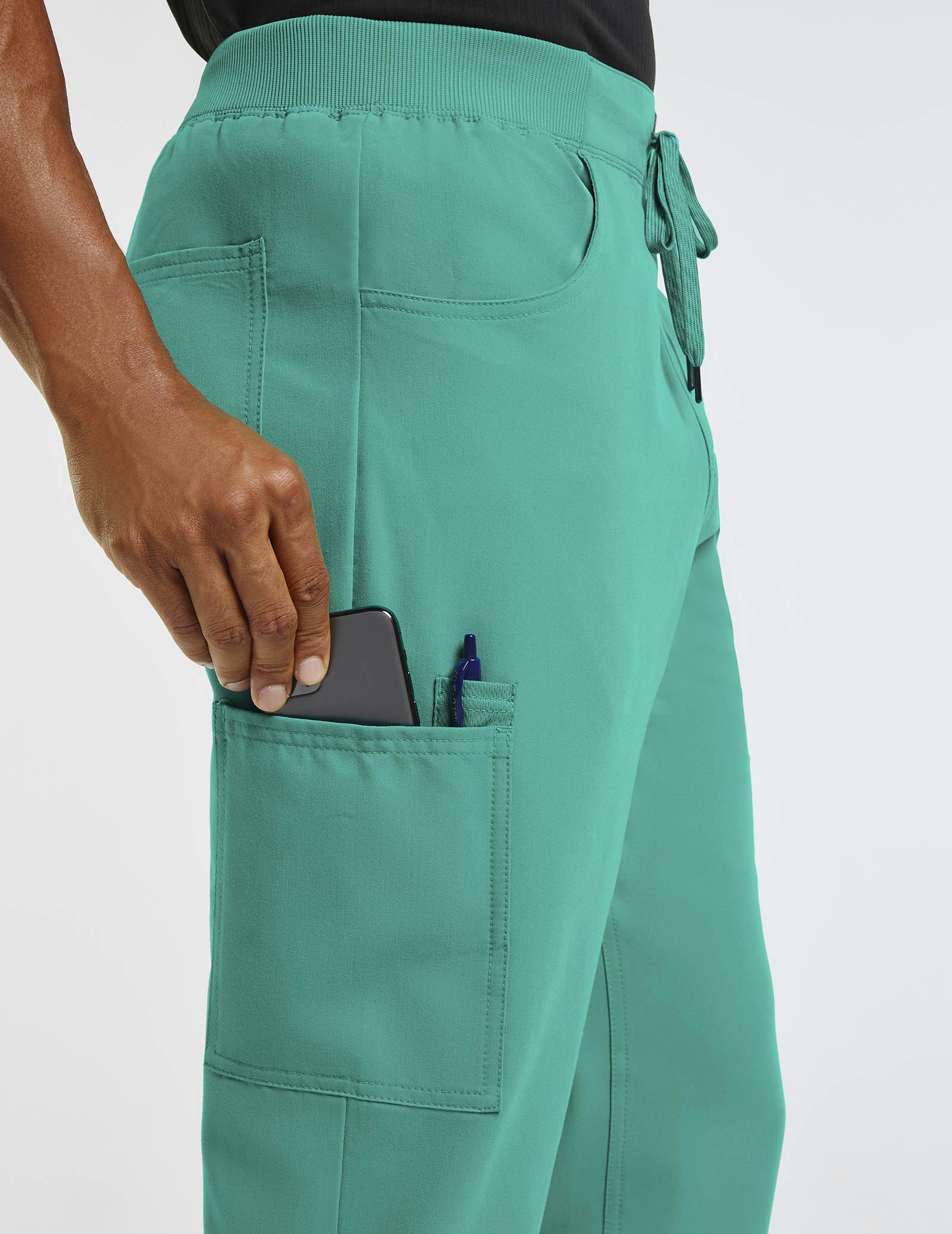 Men's Surgical Green MeshPocket Jogger Scrub Pants Jaanuu