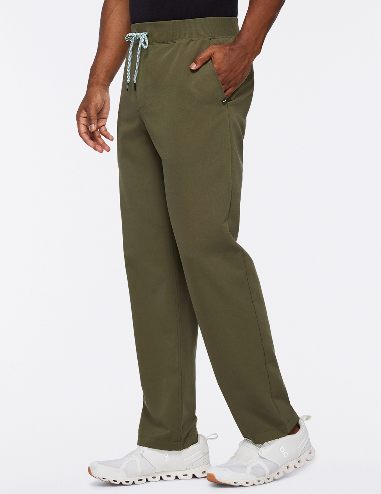 Men's Gray 6-Pocket Cargo Scrub Pants | Jaanuu