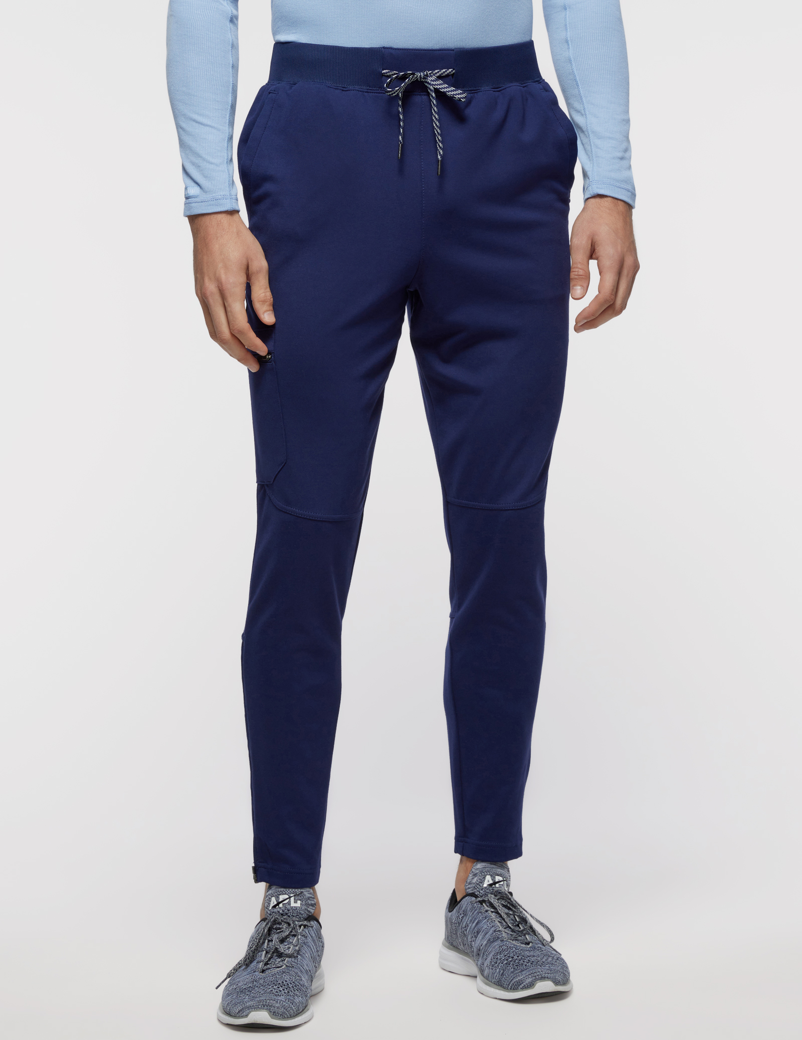 4-Pocket Ankle Zip Scrub Pants | Jaanuu