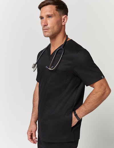 Men S Scrub Tops Medical Scrubs By Jaanuu