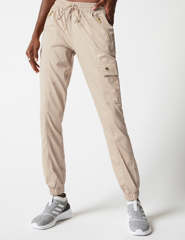 Jogger Pant in Khaki Medical Scrubs by Jaanuu