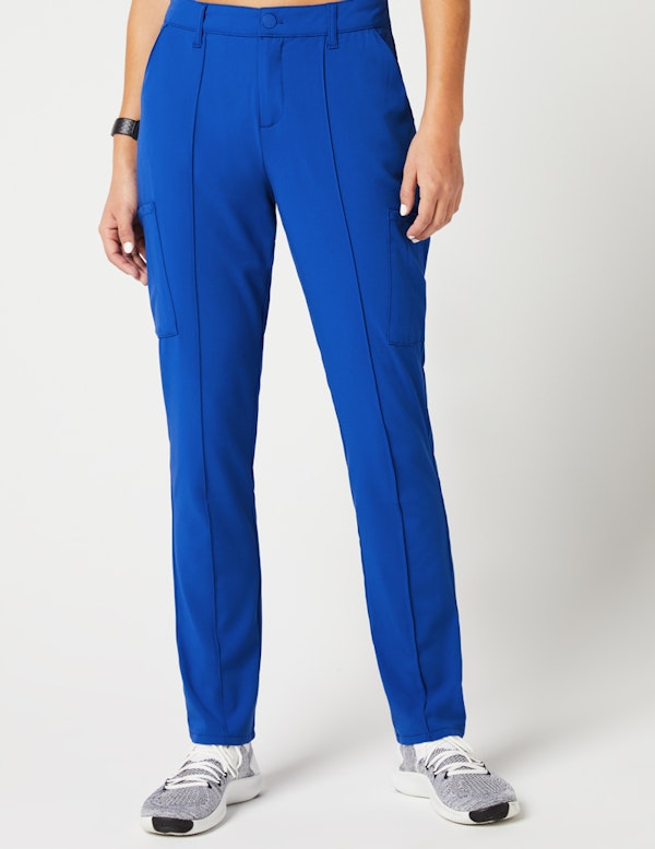 nike dance cargo pants in royal blue and black