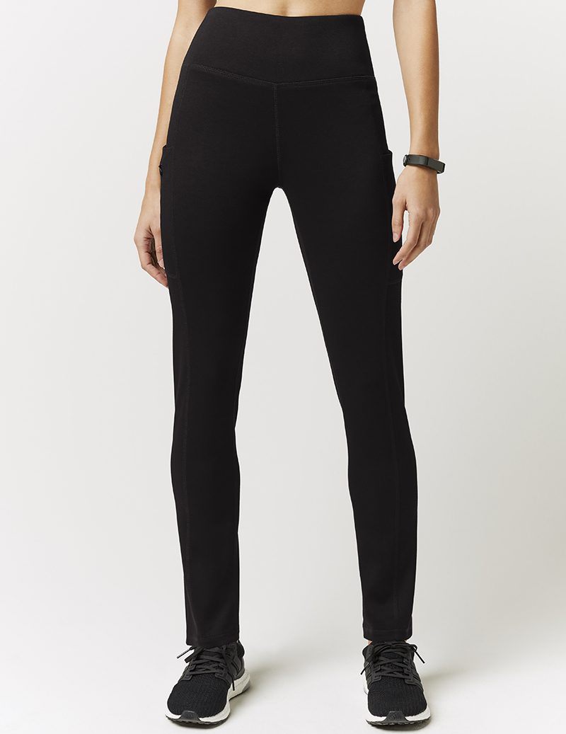 black yoga tights