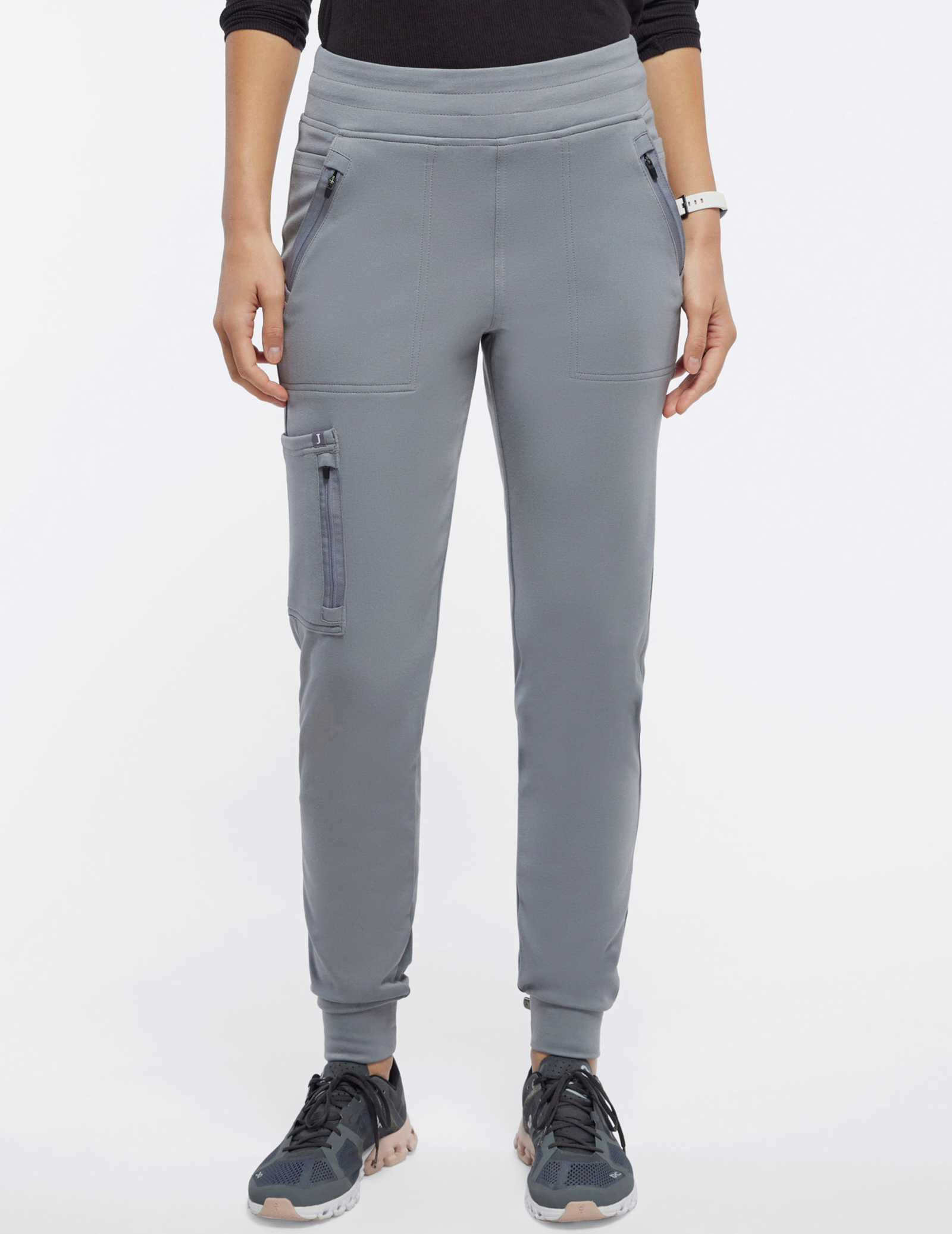 women's gray sweatpants with pockets