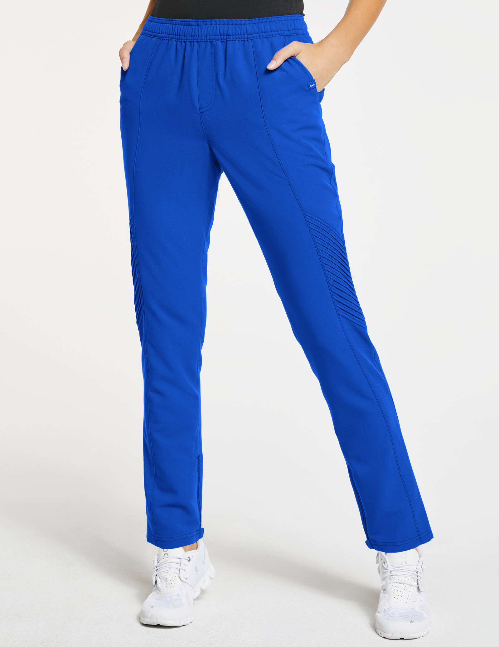 Slim-Fit Moto Pant in Royal Blue 