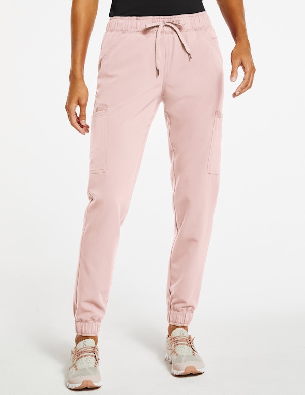 blush pink jogger set