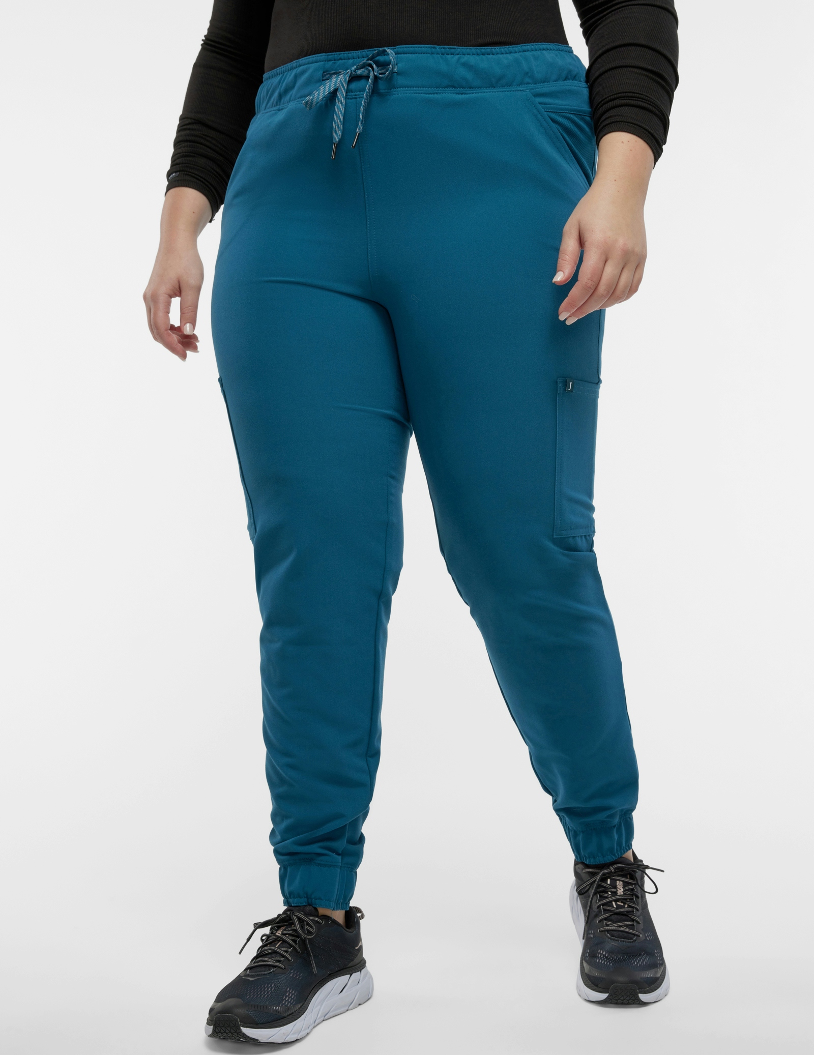 Women's MeshEnhanced Jogger Pant in Caribbean Blue Medical Scrubs by