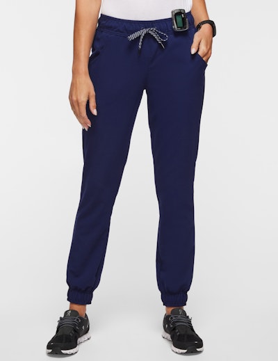 Elevate your medical game with this streamlined, tapered pant. #scrubs  #medicalscrubs #jaanuu