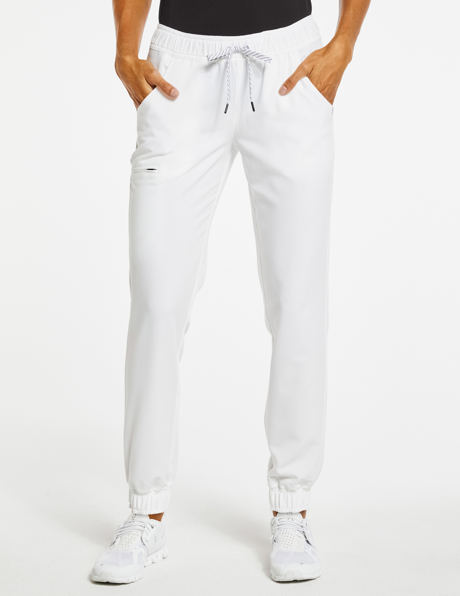 ladies straight leg joggers with pockets