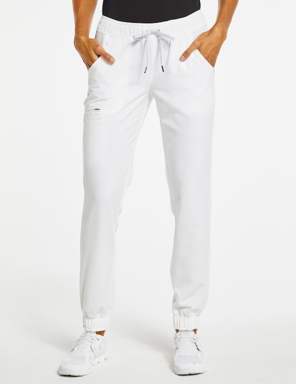 white jogger set womens