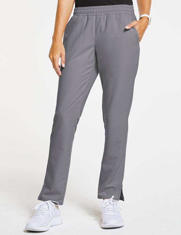 Women's Gray Essential Drawstring Scrub Pants | Jaanuu