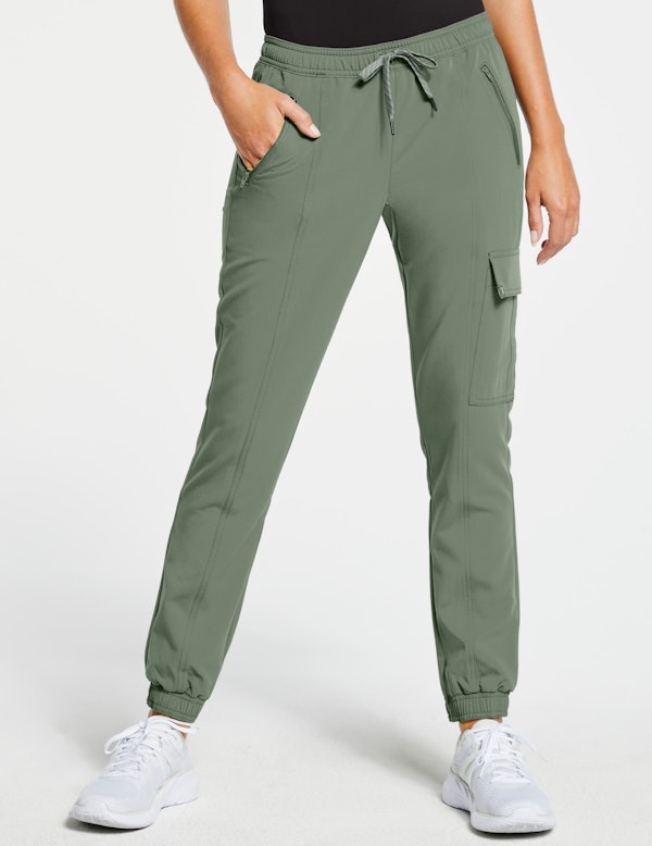 olive green joggers h&m