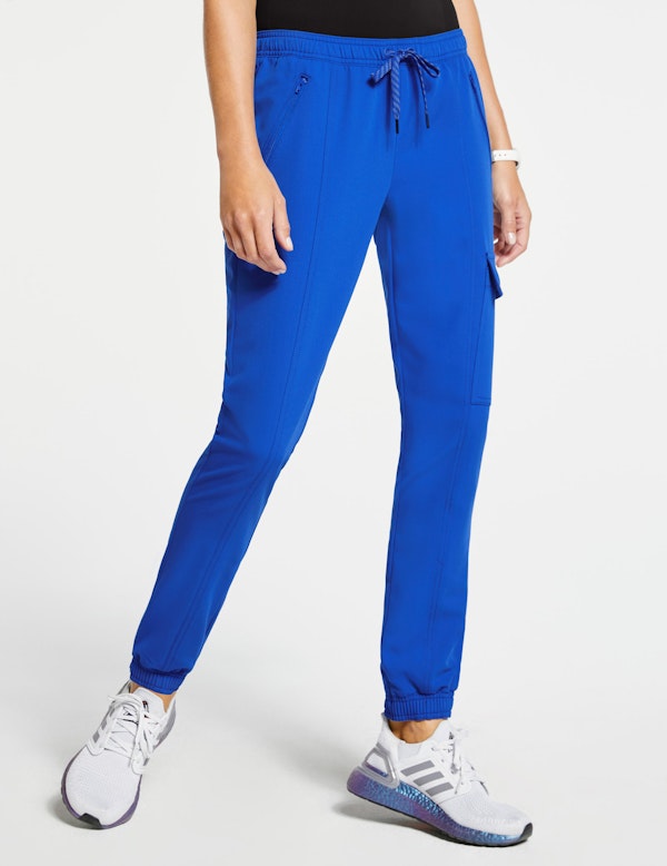 Women's Essential Jogger Pant in Royal Blue - Medical Scrubs by Jaanuu
