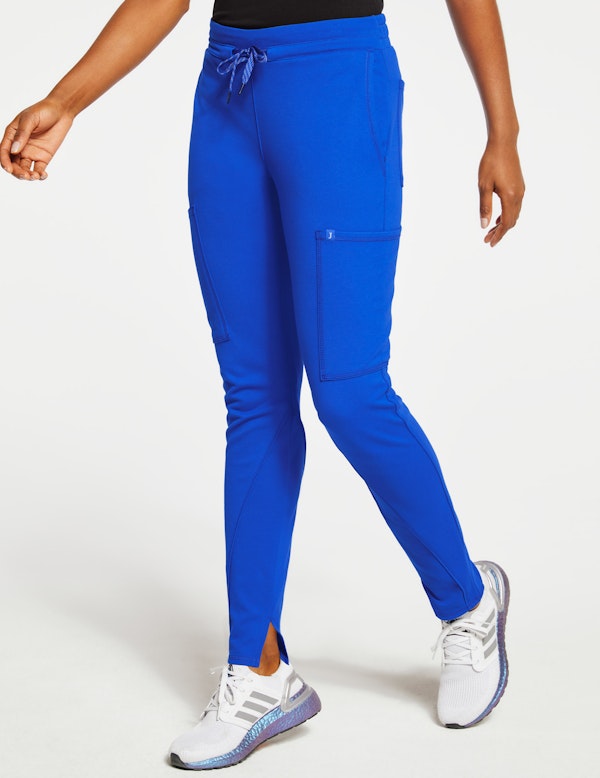 nike dance cargo pants in royal blue and black