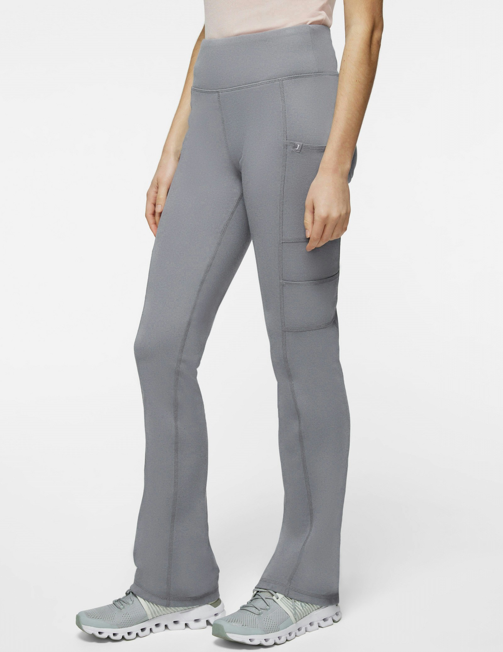 Women's Gray Yoga Scrub Pants | Jaanuu