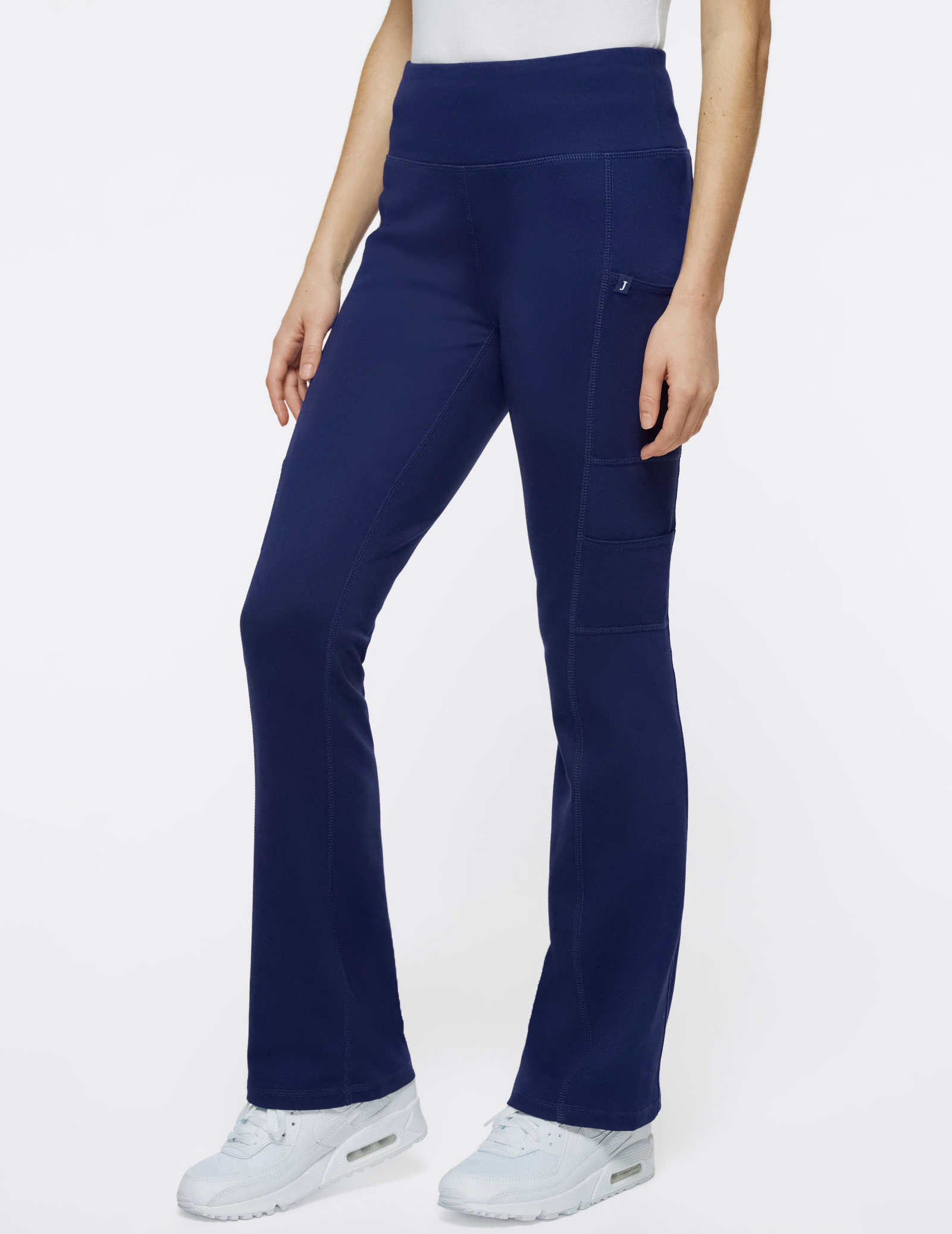 Women's Navy Yoga Scrub Pants | Jaanuu