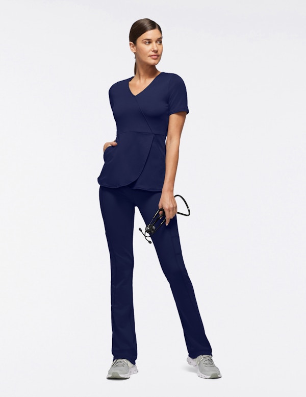 Women's Navy Yoga Scrub Pants Jaanuu