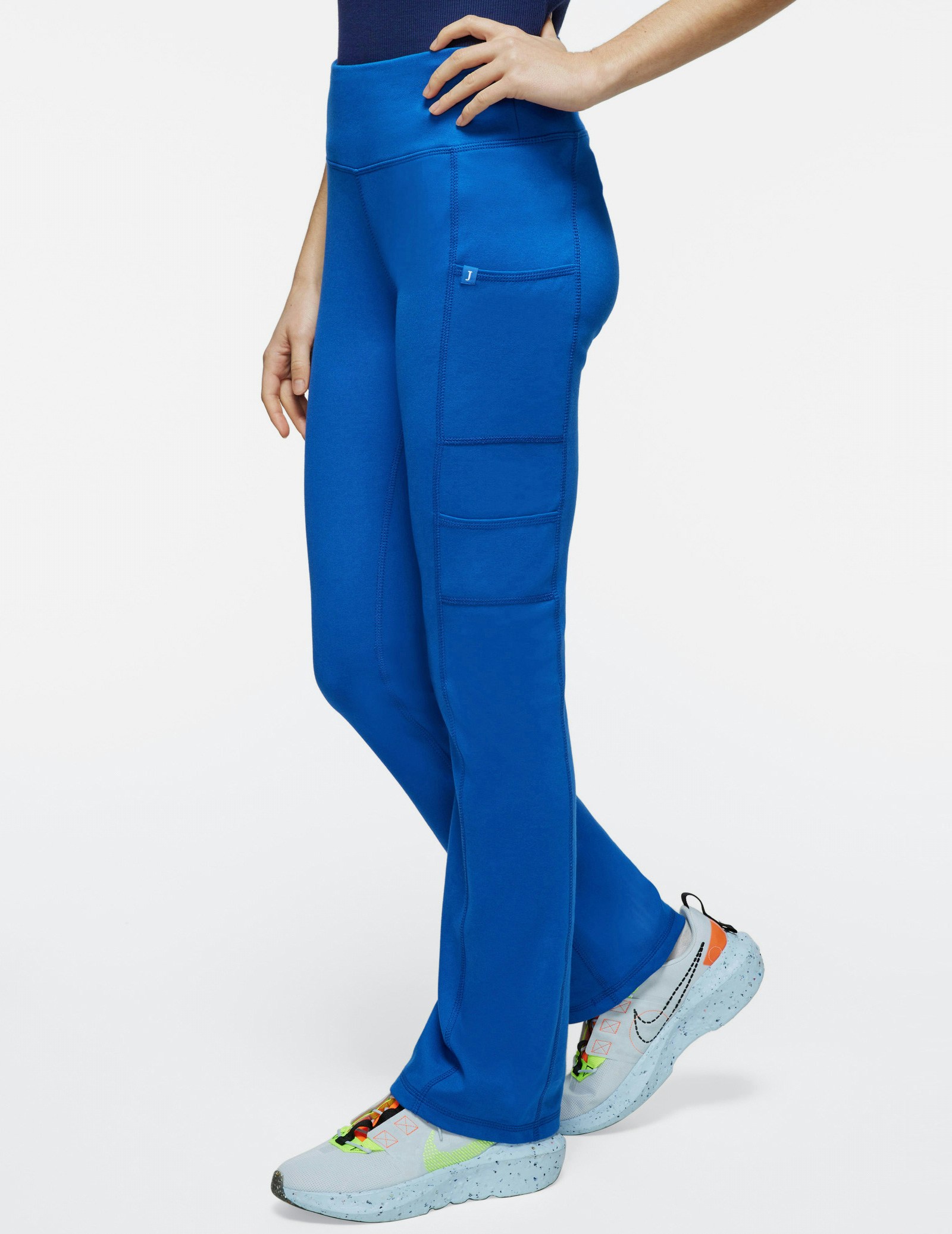 Women's Royal Blue Yoga Scrub Pants Jaanuu