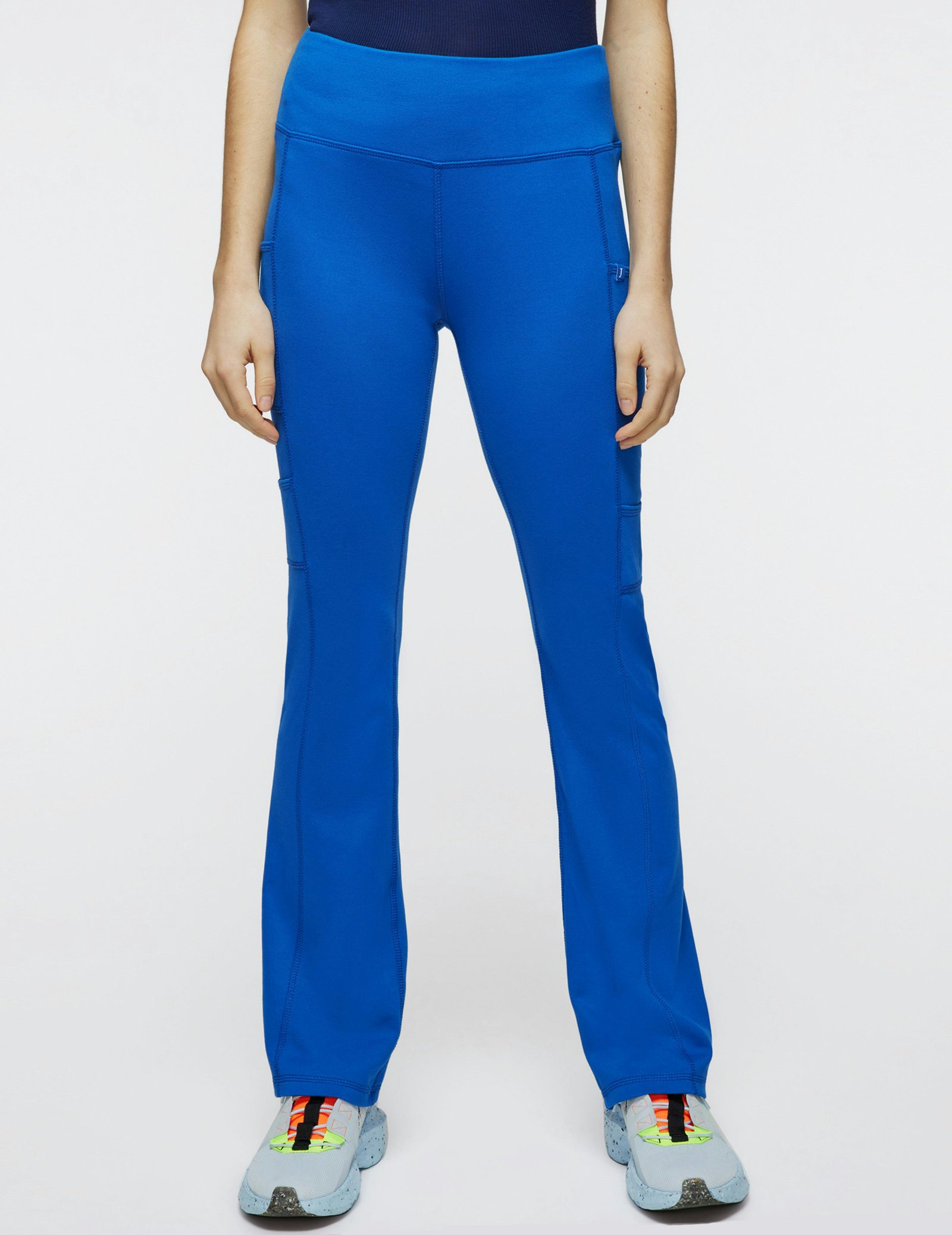 Women's Royal Blue Yoga Scrub Pants | Jaanuu