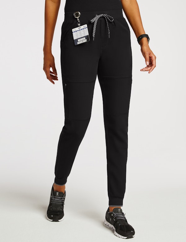 black jogger trousers womens