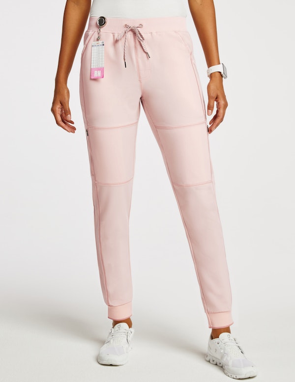 blush pink jogger set