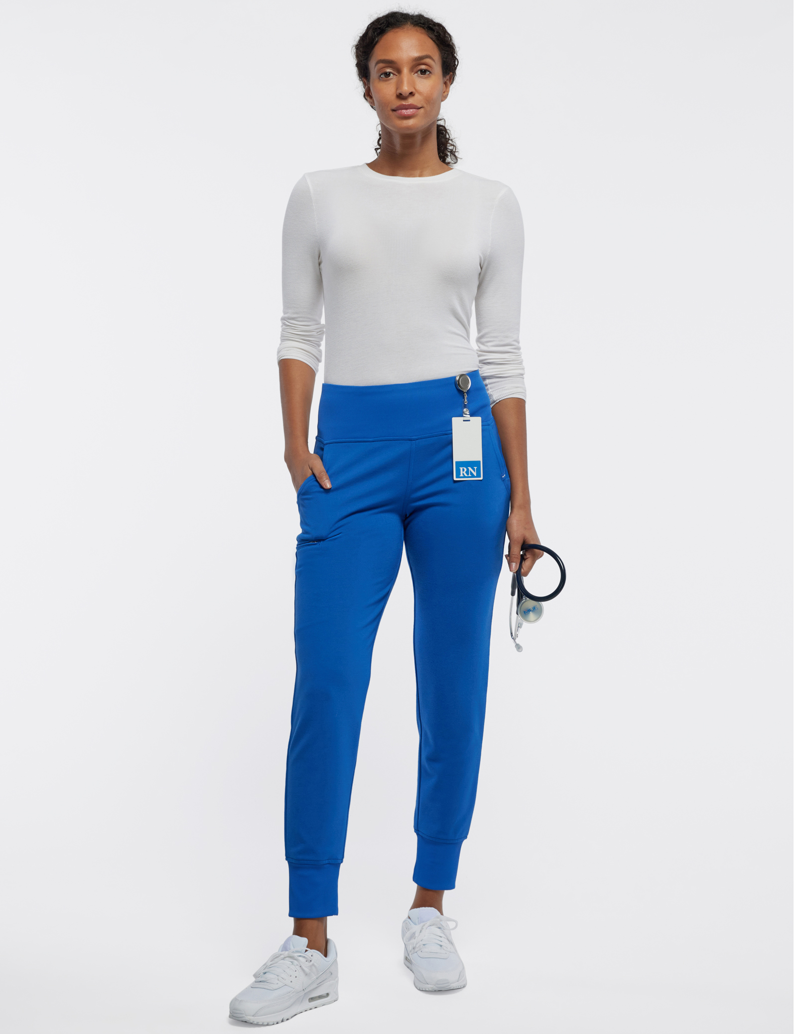 High-Waisted Jogger Scrub Pants 