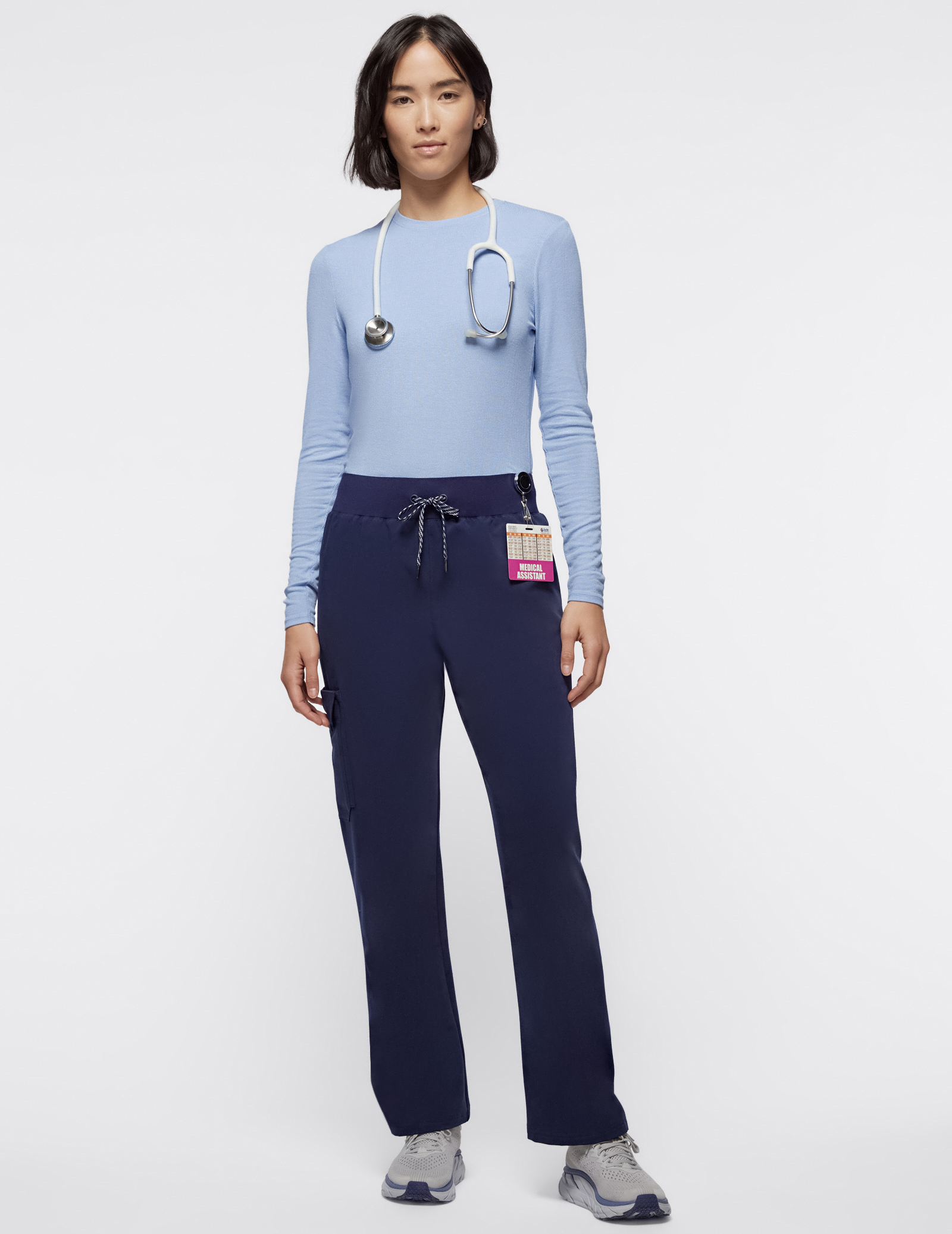 Women's 4-Pocket Scrub Pant - Navy