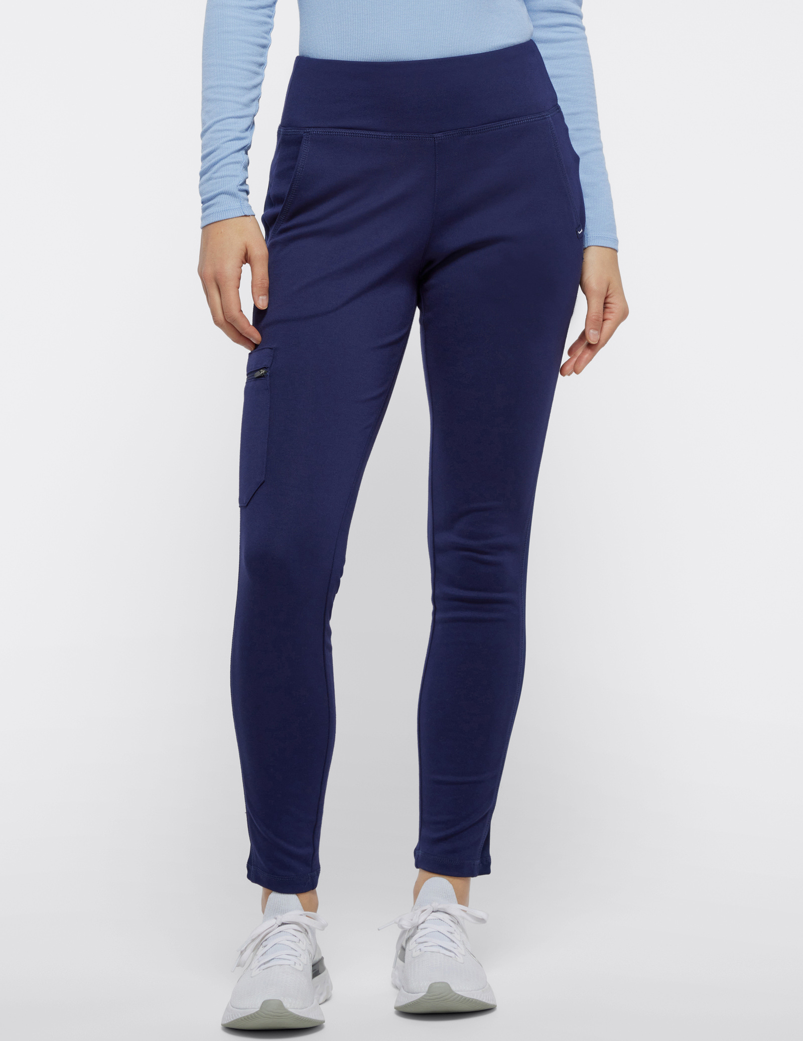 4-Pocket Rib Panel Scrub Pants | Jaanuu