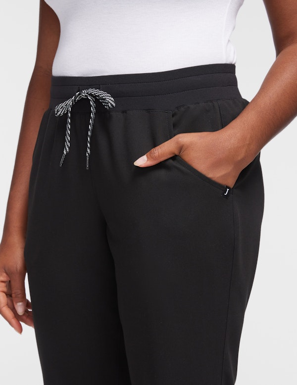 Women's Teal 10-Pocket Jogger Scrub Pants | Jaanuu
