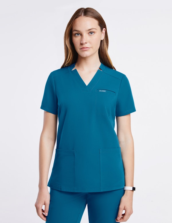 Women's Caribbean Blue Medical Scrubs Jaanuu