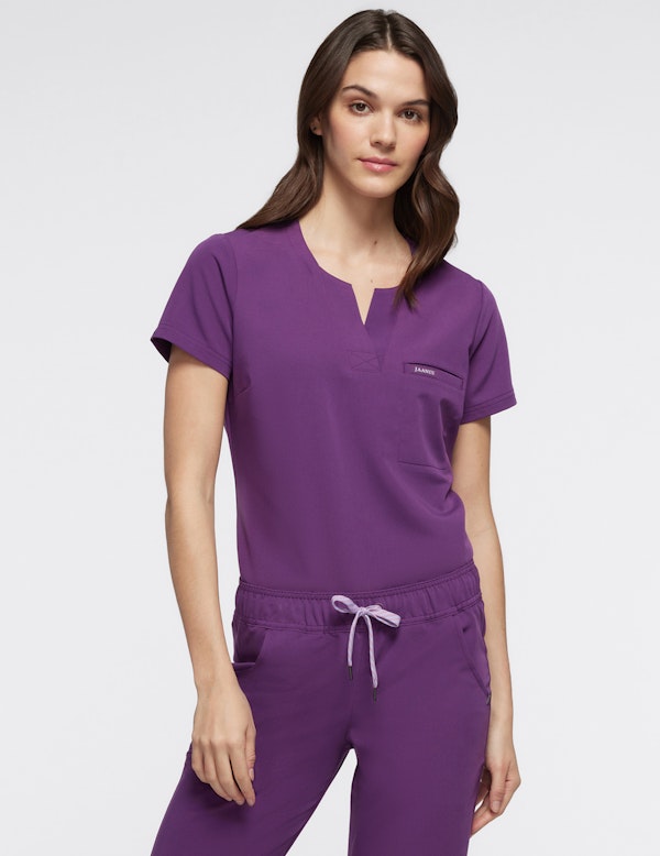Women's Eggplant Scrubs Jaanuu