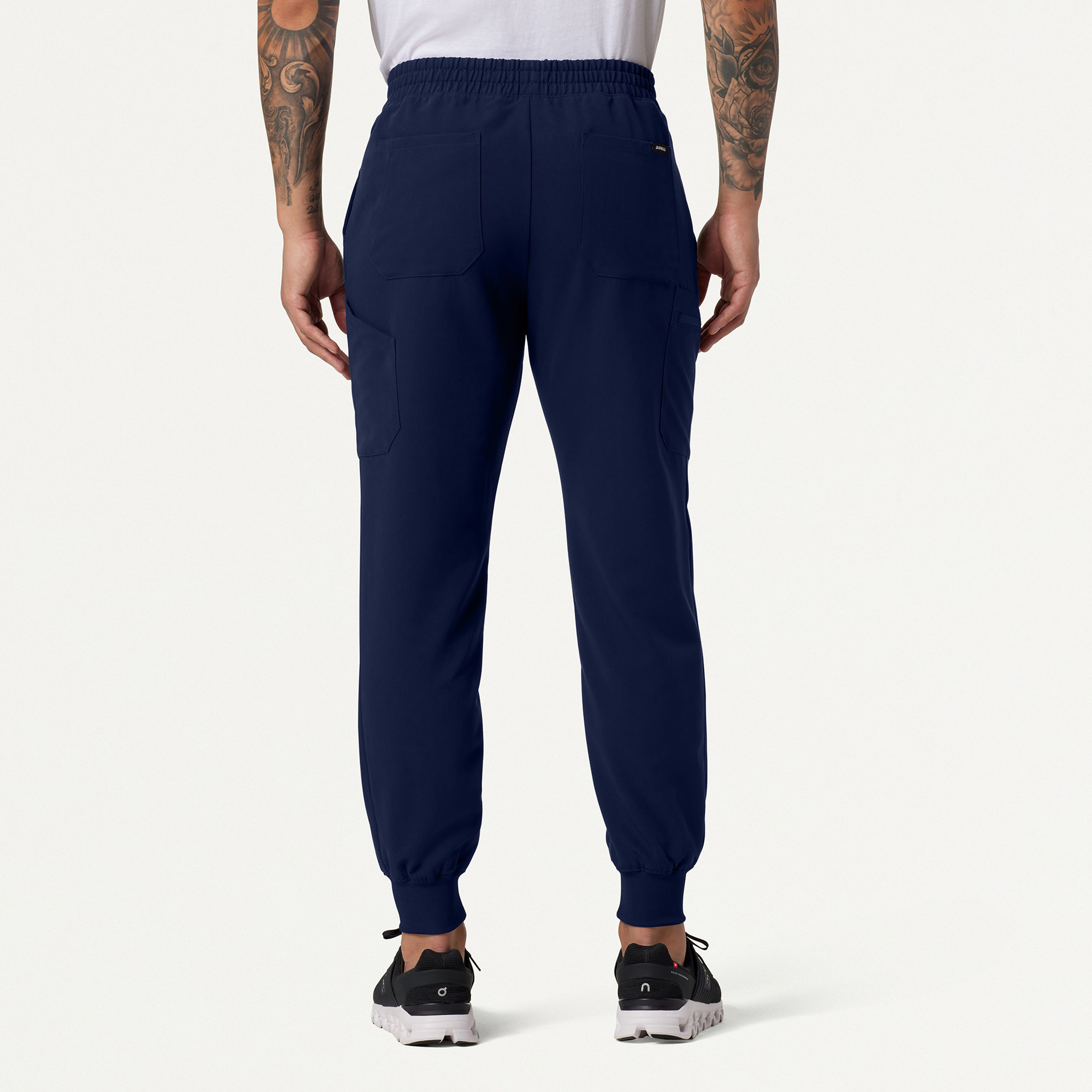 Osmo Classic Scrub Jogger in Midnight Navy Men's Pants by Jaanuu