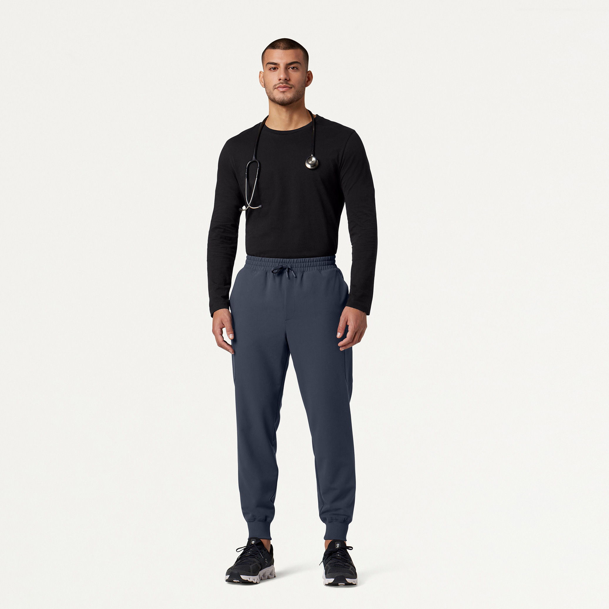 Regenˣ Cotton Underscrub in Black Men's Underscrubs by Jaanuu