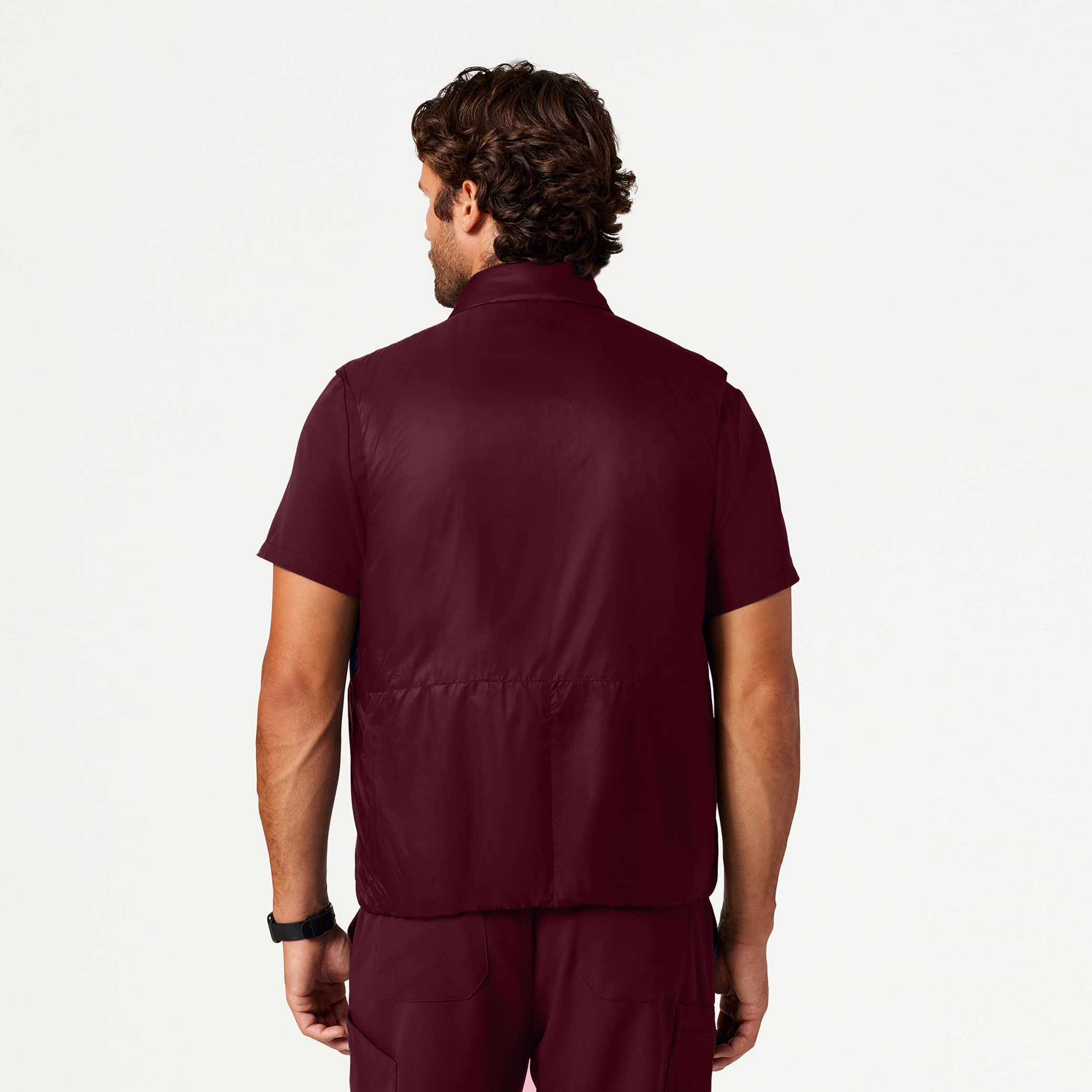 Phantom Classic Insulated Vest in Burgundy - Men's Jackets by Jaanuu