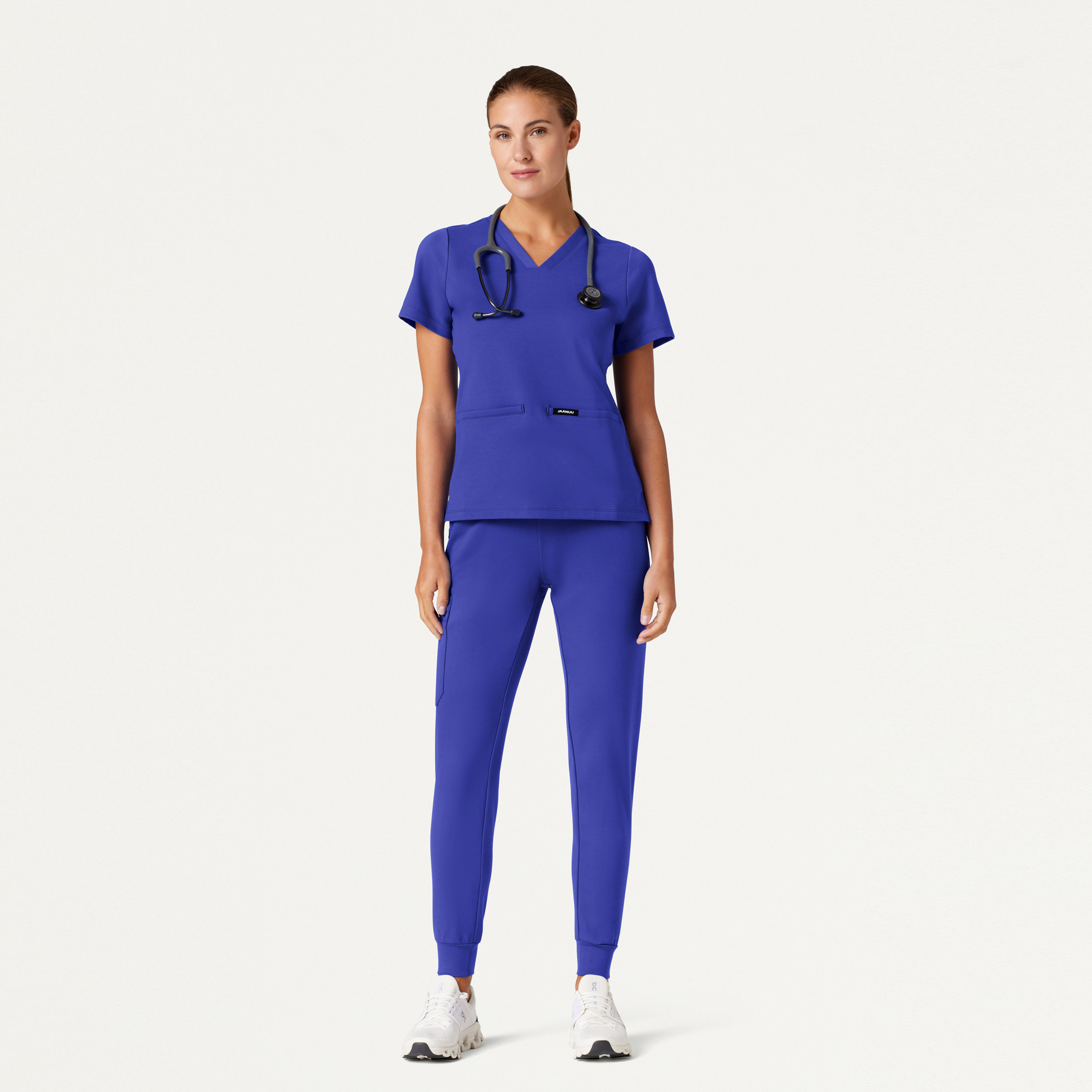 Women's Galaxy Blue Medical Scrubs Jaanuu