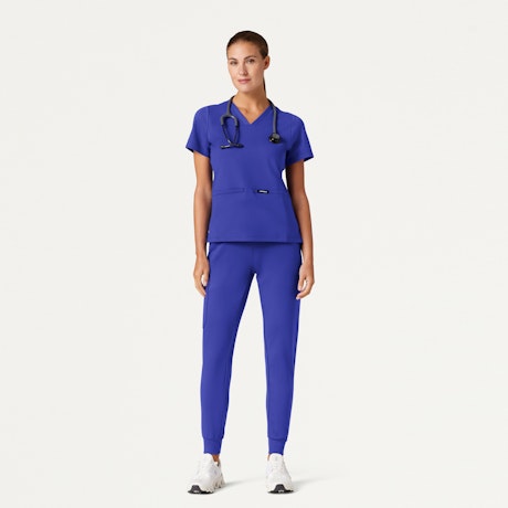 This Top and Leggings Combination Makes The Perfect Scrubs Outfit - Blue  Sky Scrubs