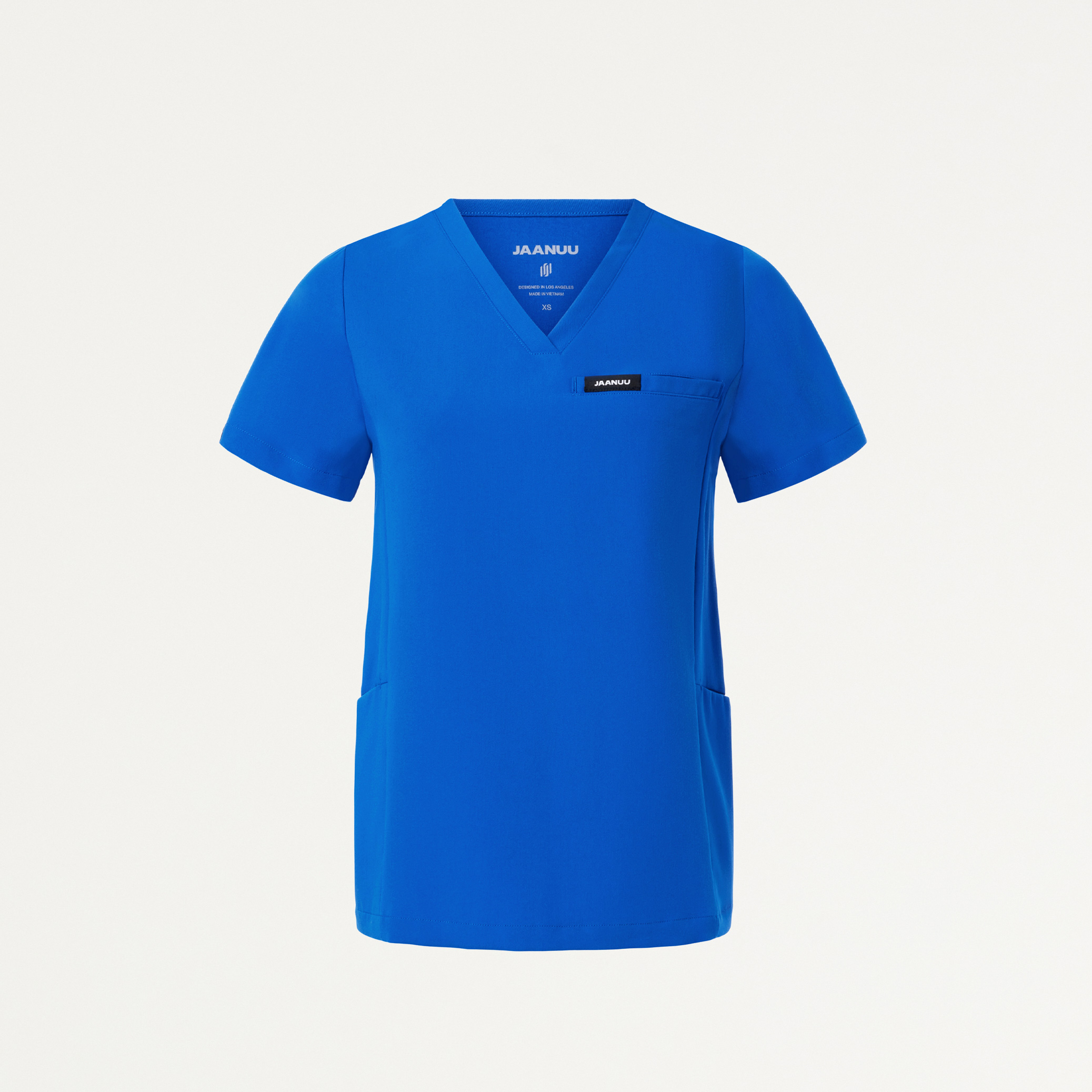 Magna 3Pocket Scrub Top in Royal Blue Women's Tops by Jaanuu